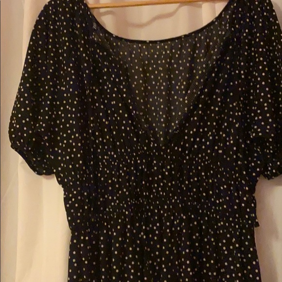 ZARA Polka Dot Long Dress - Picture 4 of 6